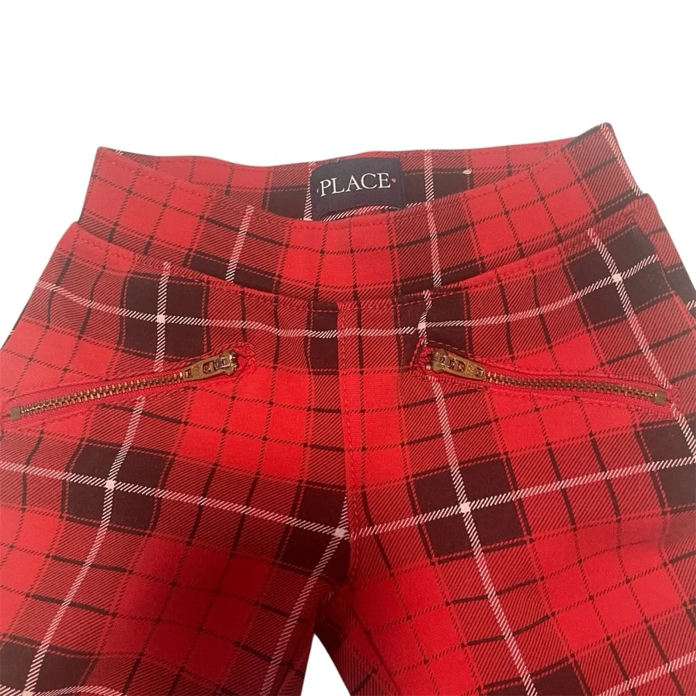 The Children’s Place Red and Black Plaid Garment - 4